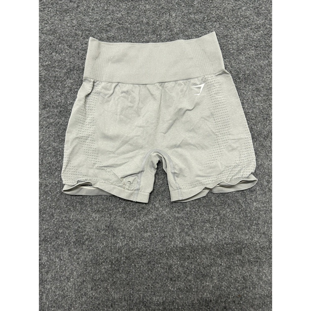 Gymshark Shorts Womens Size S Grey Vital Seamless 2.0 High Waisted Athletic Gym
